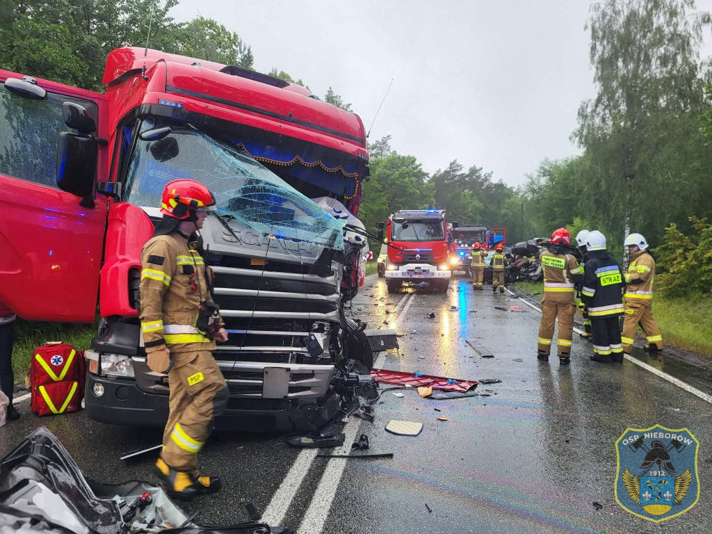 Śmiertelny wypadek w Mysłakowie
