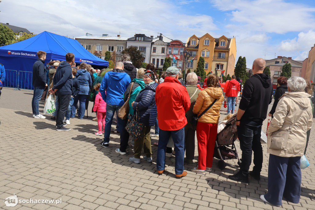 Kolejki na Dniach Sochaczewa