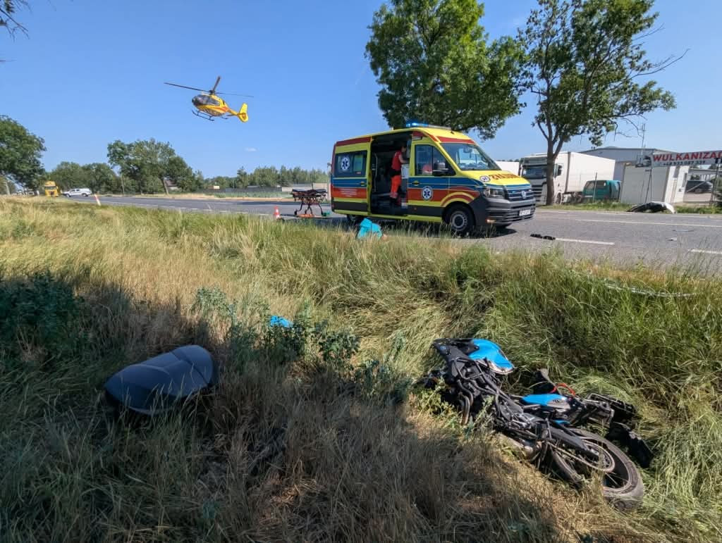 Wypadek w Kożuszkach-Parcel