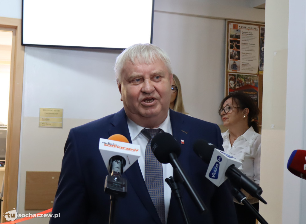 Otwarcie punktu paszportowego w Sochaczewie