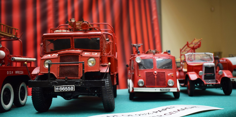 Wystawa strażackich modeli w kramnicach [GALERIA ZDJĘĆ]