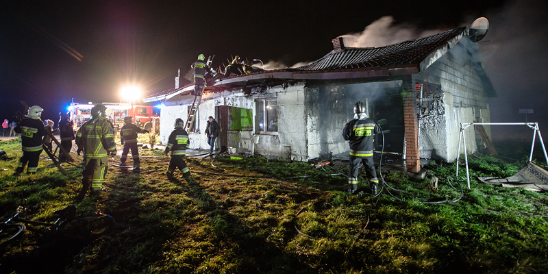 Spłonął dom w Pawłowicach