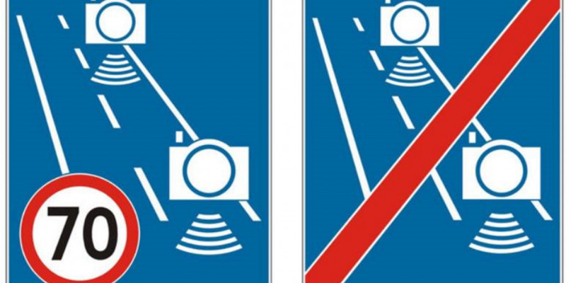 Odcinkowy pomiar prędkości Sochaczew Żyrardów. Obowiązują nowe znaki