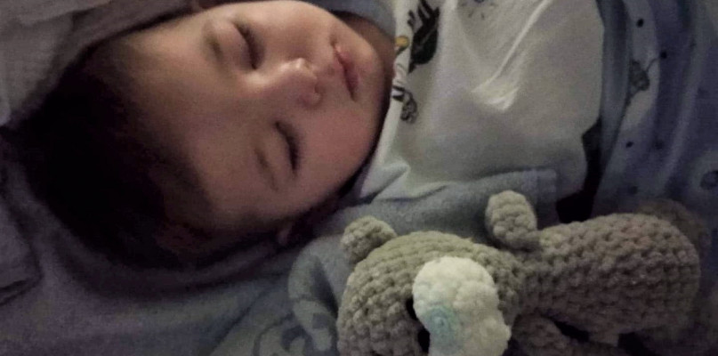 Foto FB Mikołaj Rokicki - Mały chłopiec i jego wielki hiperinsulinizm