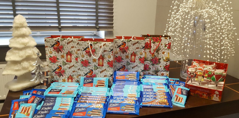 Wójt Monika Pietrzyk z życzeniami dla mieszkańców Domu Pomocy Społecznej w Młodzie