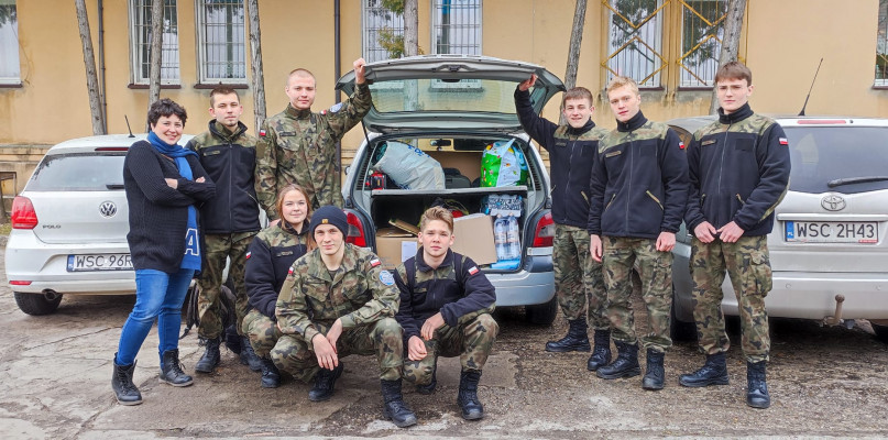 Iwaszkiewicz: udana zbiórka dla uchodźców, uczniowie byli hojni 