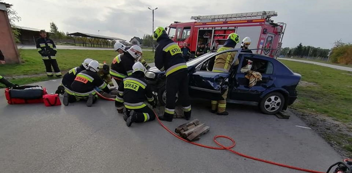 Pierwsze strażackie ćwiczenia w gminie Nowa Sucha