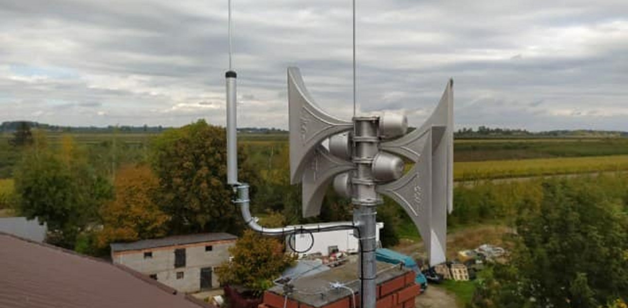 Syreny ostrzegawcze w gminie Rybno, projekt zakończony