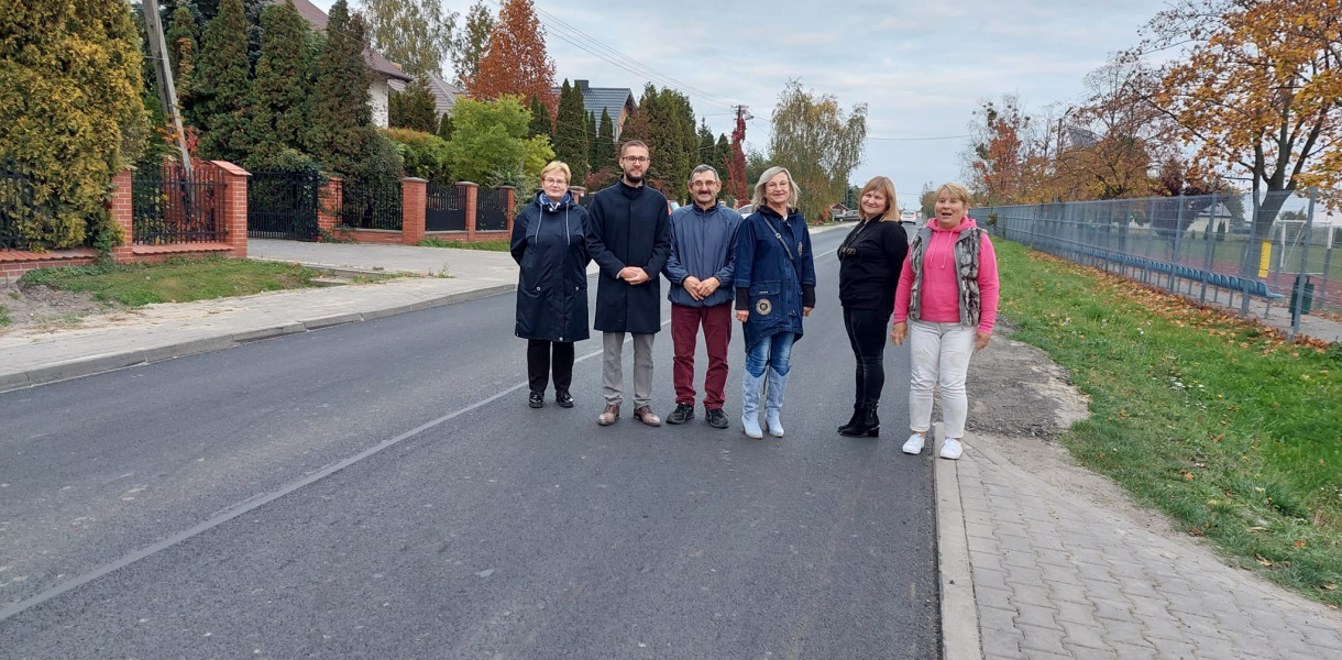 Rybno: zakończono remont ulicy Wyszogrodzkiej 