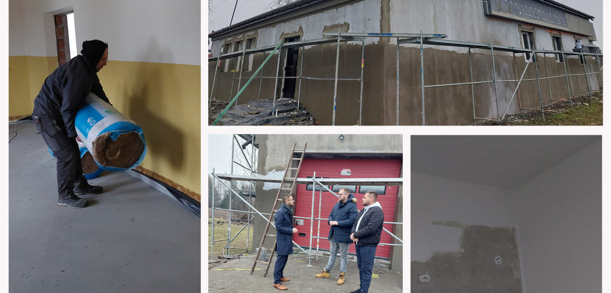 Rybno: remonty strażnic: OSP Matyldów i Cypriany już wkrótce zmienią swoje oblicze