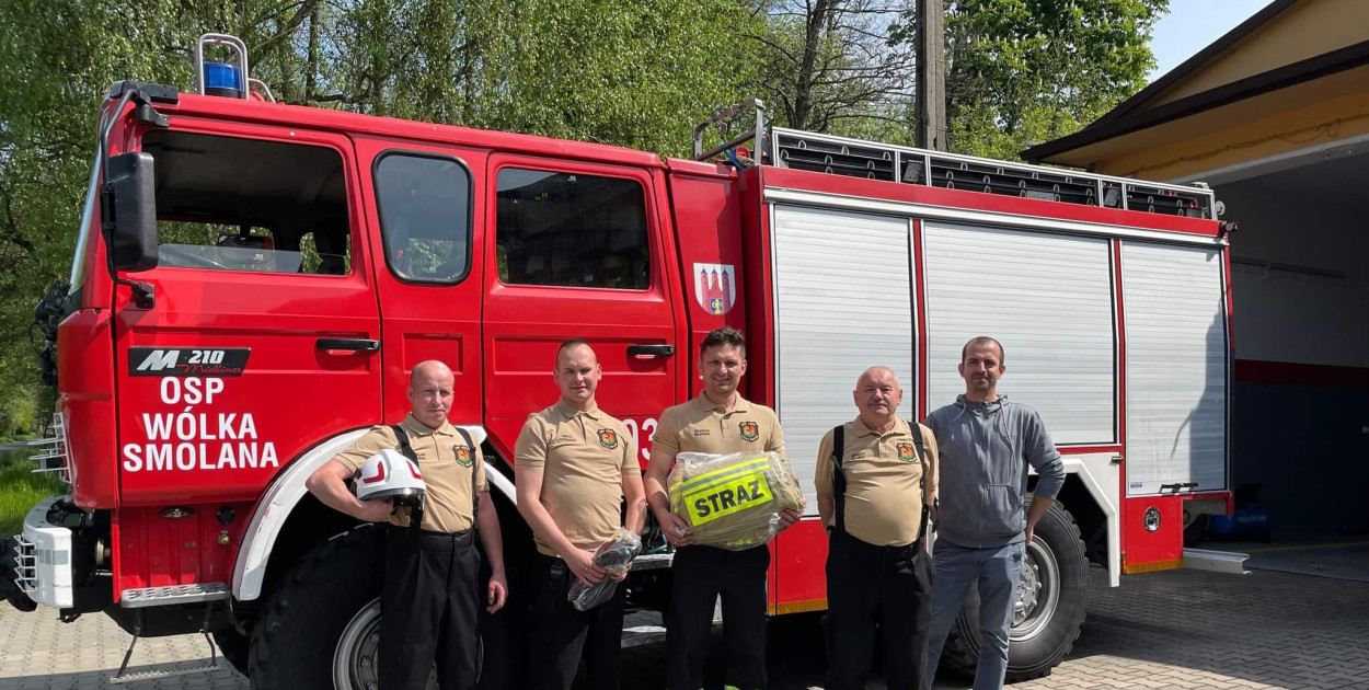 OSP Wólka Smolana wygrała konkurs, zdobyła interaktywną kostkę do nauki reanimacji