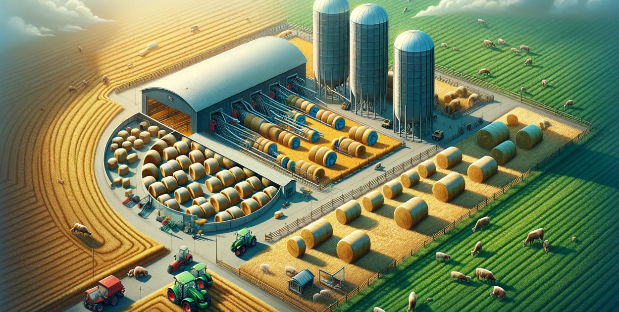 Czy kiszonkę lepiej przechowywać z belach czy w silosie przejazdowym?