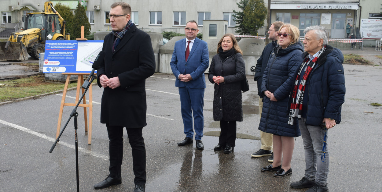 Darmowy i wygodny parking przed szpitalem. Budowa ruszyła