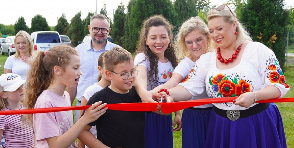 Plac rekreacyjny w Nowym Drzewiczu otwarty 