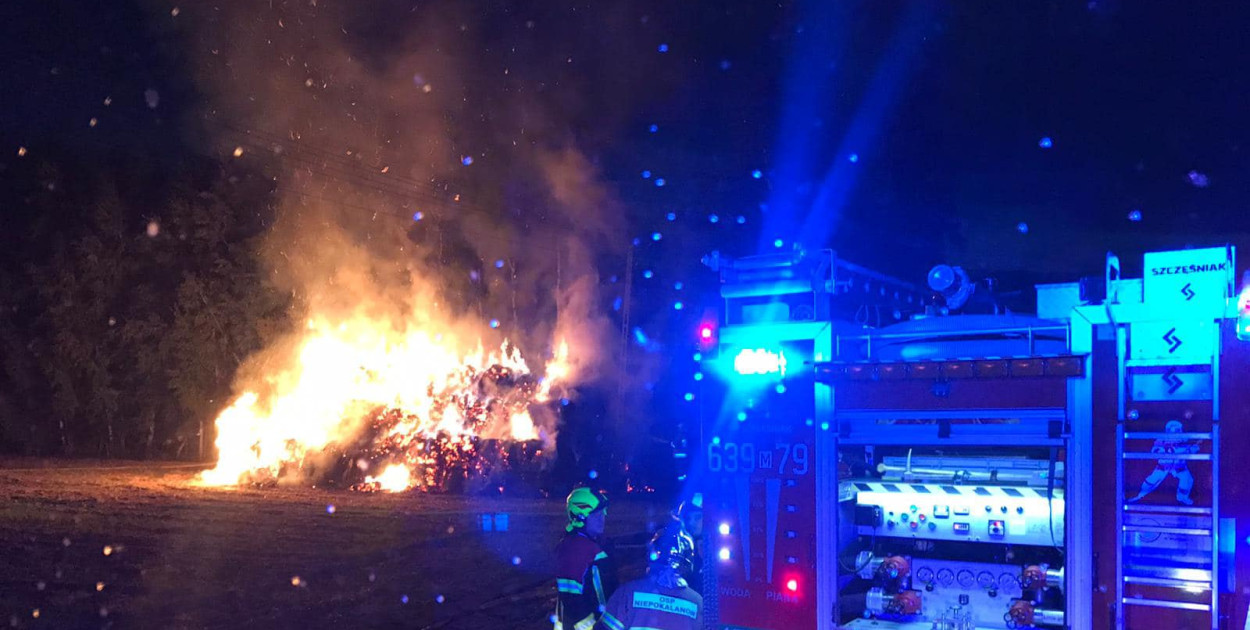 Gmina Teresin: dwa nocne pożary, jeden po drugim
