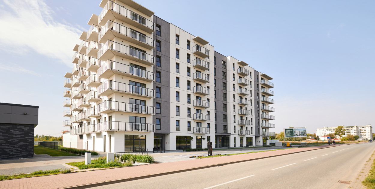 7. Dzielnica przy Olimpijskiej: pierwszy budynek gotowy, można się wprowadzać