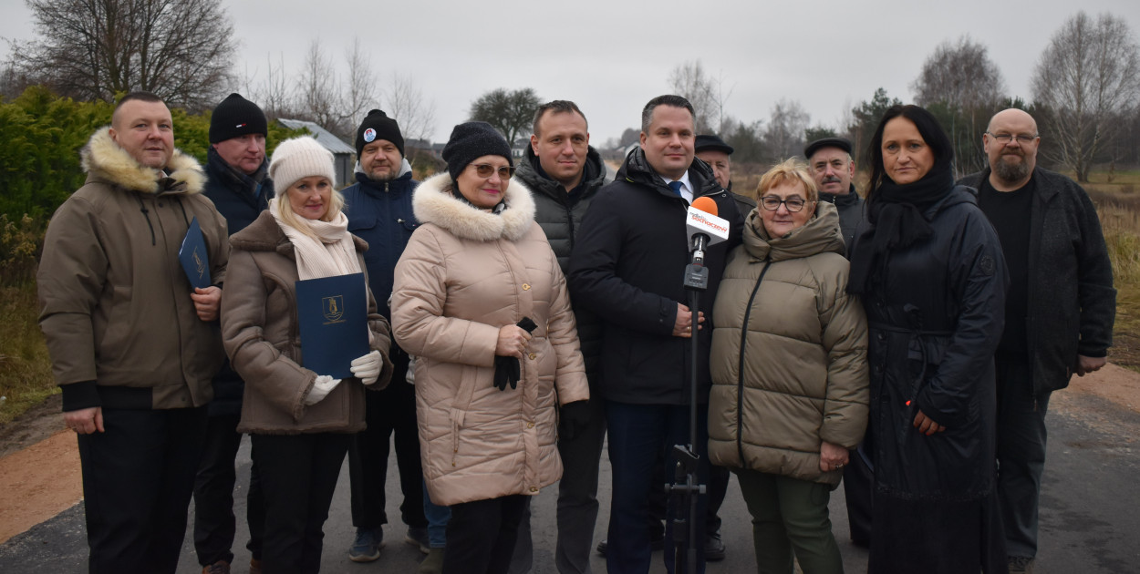 Adamowa Góra: otwarto dwie przebudowane drogi