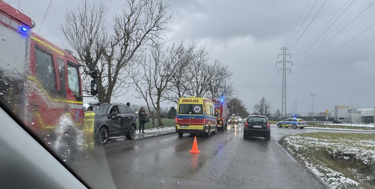 Teresin-Gaj: zderzenie ciężarówki i osobówki