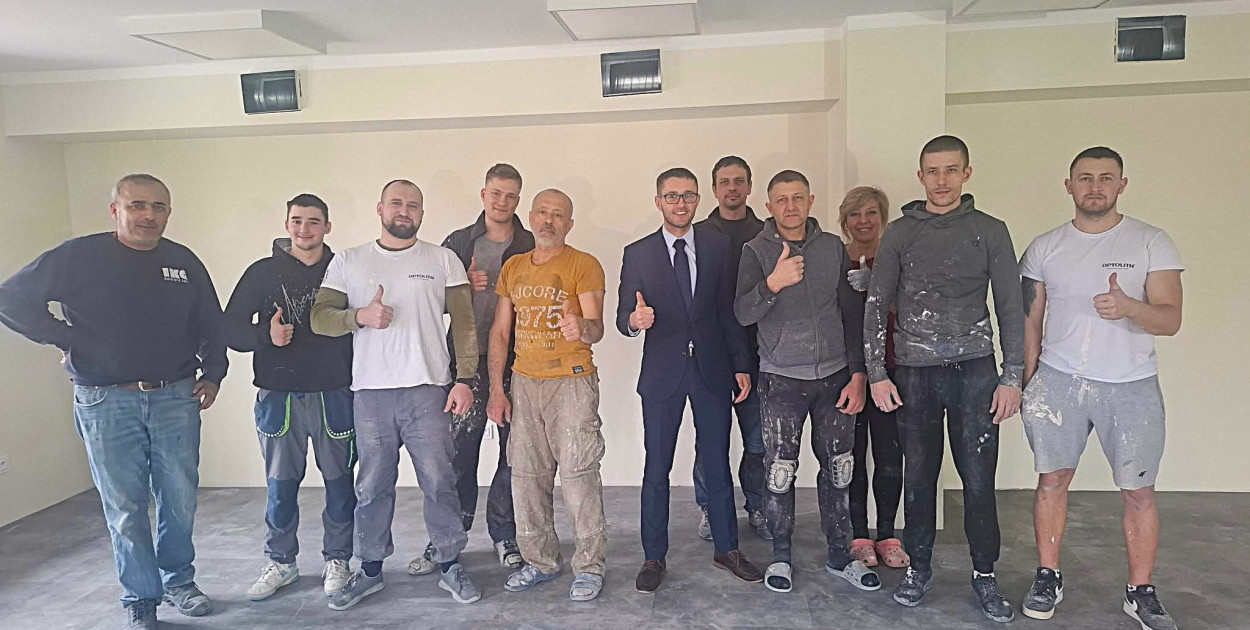 Urząd Gminy Rybno zmienia oblicze, pierwsze piętro jak nowe