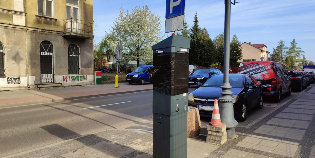 Parkometry na Staszica już stoją