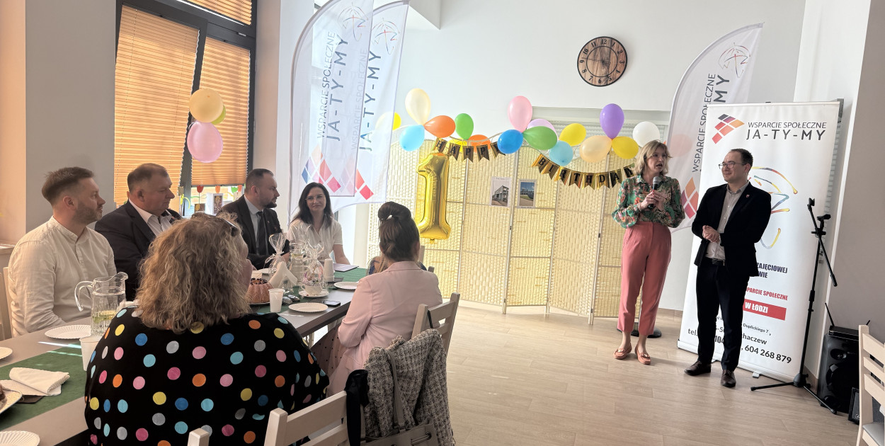 Nowa siedziba WTZ: stuknął roczek