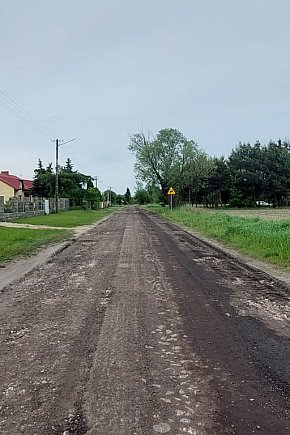 Ruszył remont drogi powiatowej Rybno - Żdżarów-13967