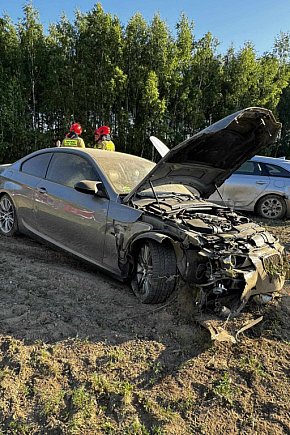 Zderzenie samochodów w Konarach-13968