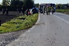 Wypadek między Nową Suchą a Wikcinkiem-14776