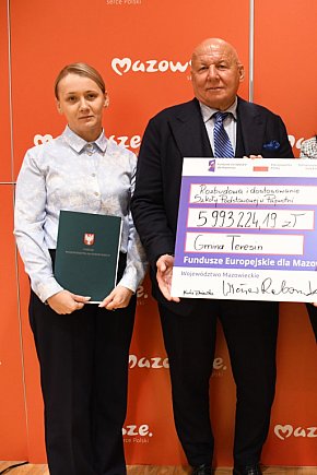 Teresin, Młodzieszyn i Rybno wśród beneficjentów wsparcia unijnego-15541