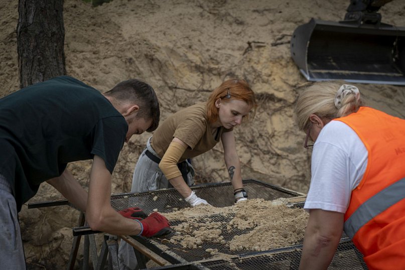 W Palmirach odkryto szczątki ludzkie