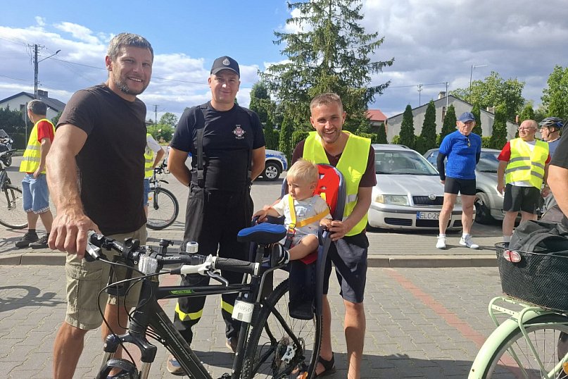 Gmina Rybno: Udany VI Gminny Rajd Rowerowy