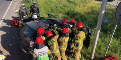 Groźny wypadek w Lubiejewie, DK 50 zablokowana, trwa akcja ratunkowa AKTUALIZACJA-67765