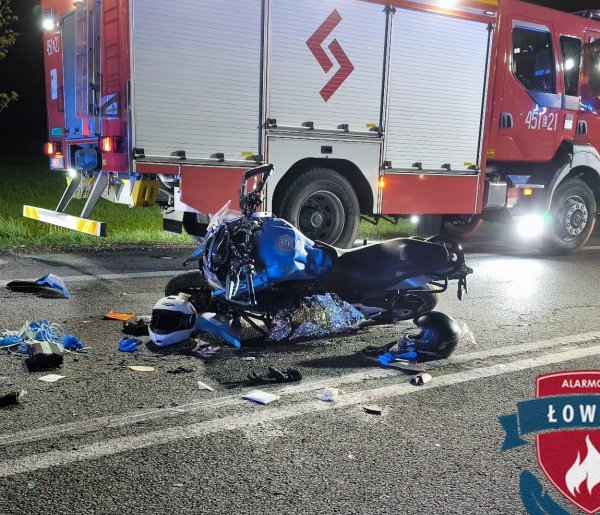 Poważny wypadek pod Łowiczem z udziałem sochaczewianina-74231