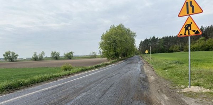 Trwa remont drogi powiatowej Budy Stare – Młodzieszyn - 74395