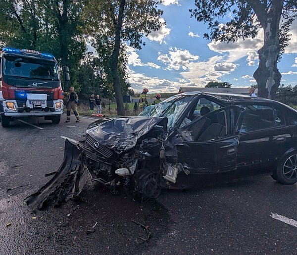 Wypadek w Janowie na DK 50, są poszkodowani-78375