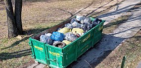 Sprzątanie zalewu w Boryszewie, zapraszamy