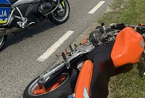 Pościg za motocyklistą przez powiat sochaczewski, za kierownicą 17-latek-84921