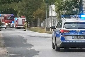 Potrącenie rowerzysty w Kożuszkach, mężczyzna trafił do szpitala-86705