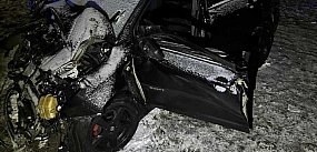 Czołowe zderzenie w Stegnie, jest komentarz policji