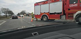 Wypadek na DK 92 w miejscowości Seroki Wieś