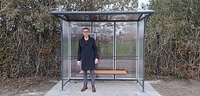 Wiat przystankowych w Gminie Rybno coraz więcej