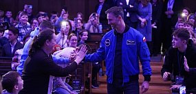 Kosmiczny Garbolewski, czyli face to face z astronautą