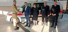 Gmina Kampinos: OSP Strzyżew z nowym wozem