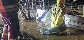 Mamy lokalne podtopienia w powiecie