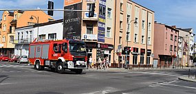 Zderzenie osobówek na DK92