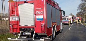 Wypadek w Józinie, są utrudnienia