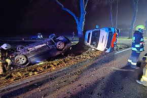 Zderzenie samochodów w Nowej Suchej-16349