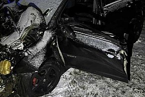 Czołowe zderzenie w Stegnie, jest komentarz policji-89205