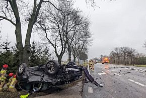 Zderzenie dwóch samochodów na DK 92 [Aktualizacja]-89739