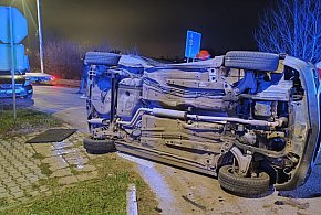 Zderzenie dwóch osobówek w Elżbietowie-89976